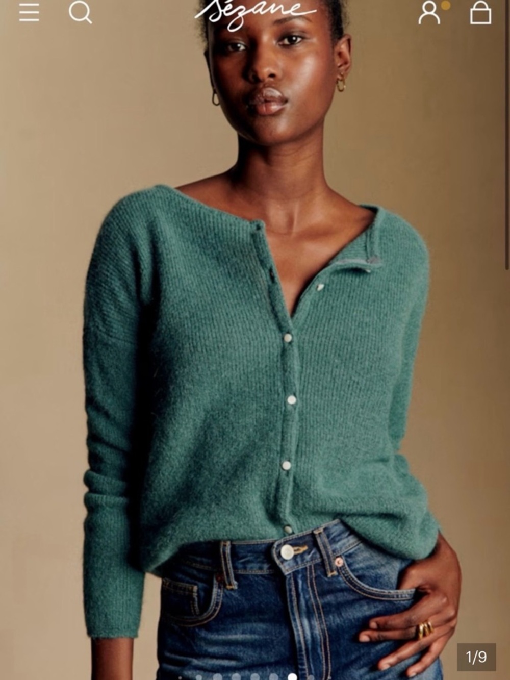 NWT Sezane Gaspard Cardigan